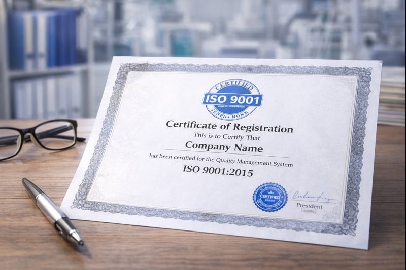 ISO 9001 certification for HPMC