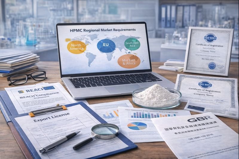 Regional market requirements for HPMC