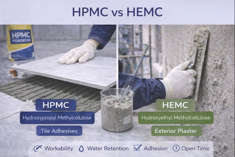 HPMC and HEMC in Mortar Applications