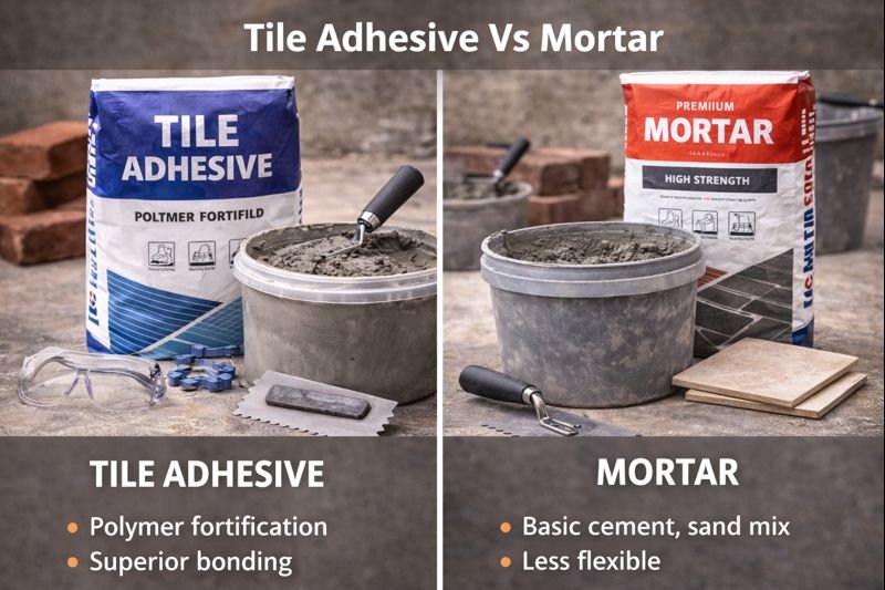 Tile Adhesive Vs Mortar