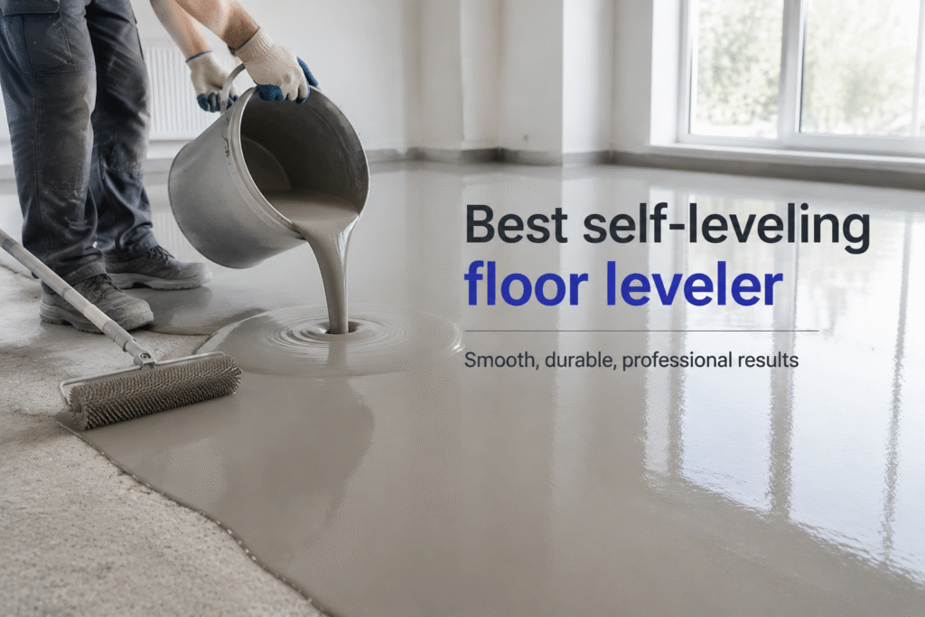 Best self-leveling floor leveler Professional self-leveling floor installation