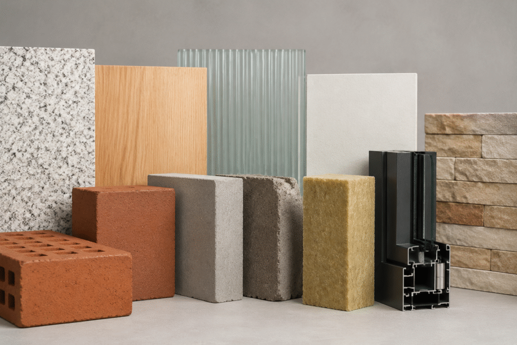 alt with architectural materials variety