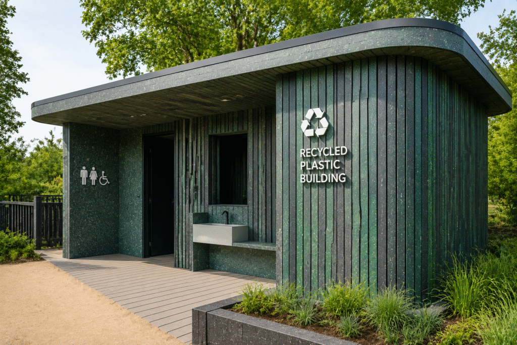 alt with sustainable plastic architecture