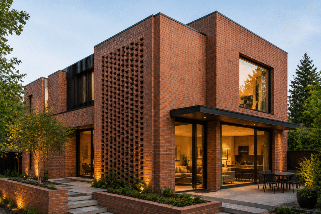 alt with modern brick architecture