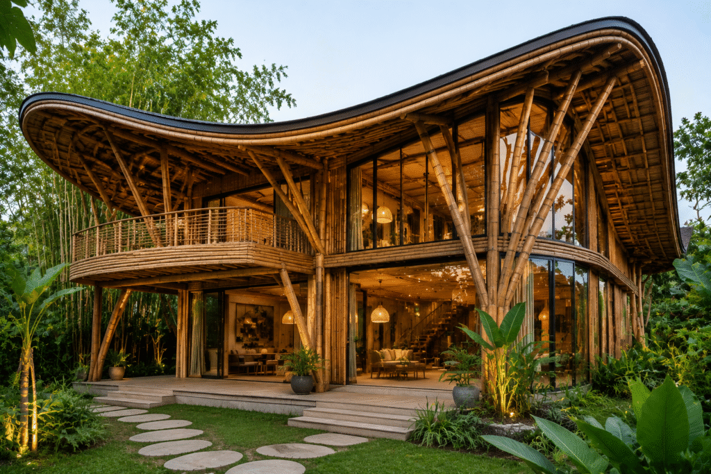 alt with bamboo architecture