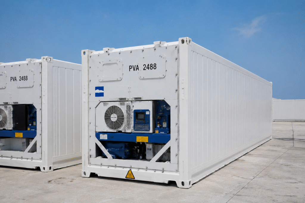 PVA 2488 shipping containers with temperature control