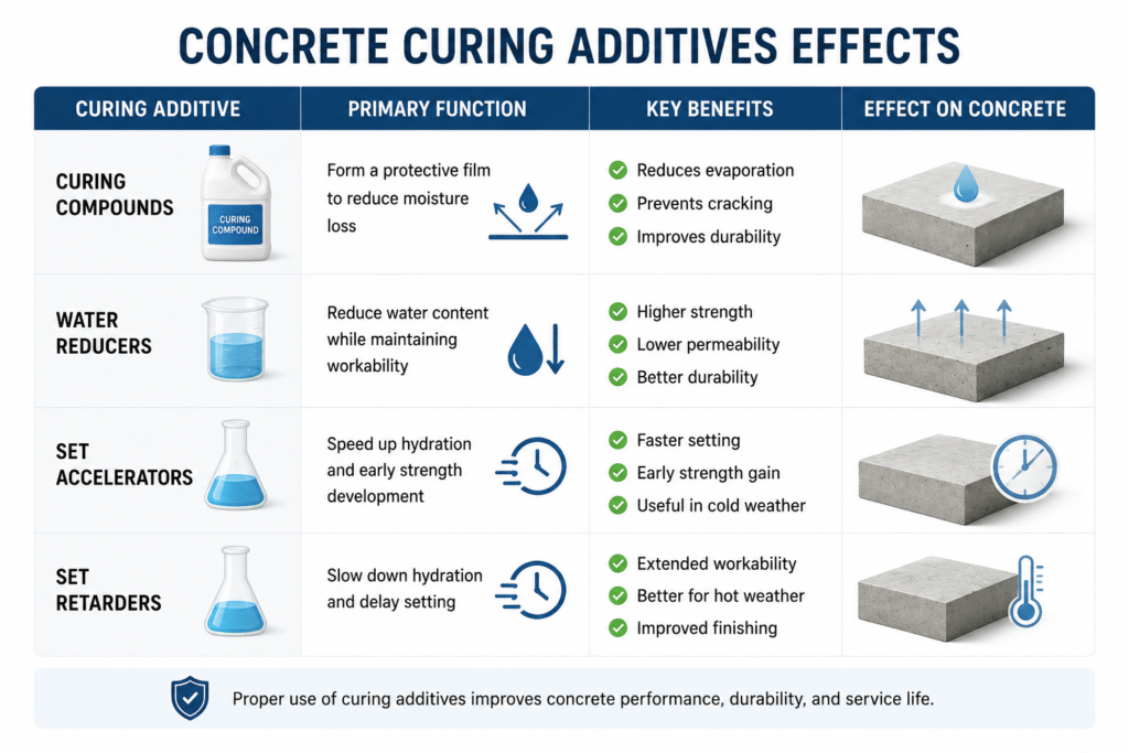 concrete curing additives effects concrete curing additives effects