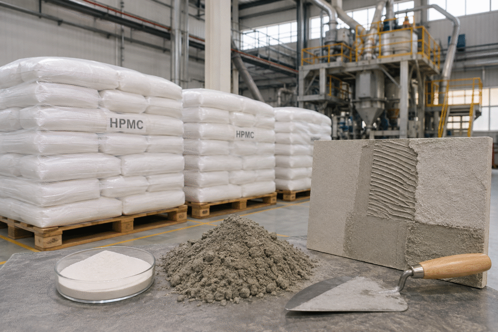 construction grade HPMC manufacturer in China for dry mix mortar applications