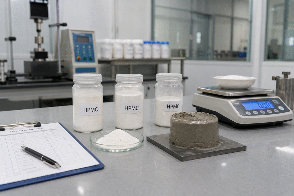 construction grade HPMC batch consistency control for mortar factories