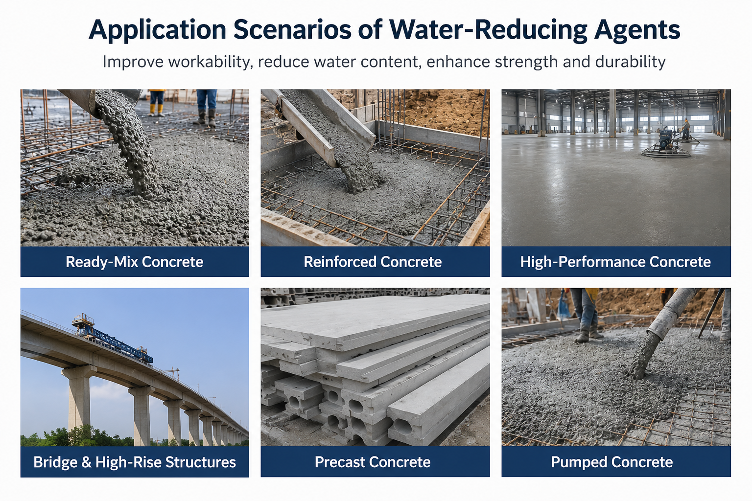 Superplasticizers Improve Concrete